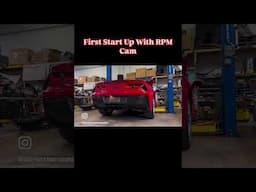 C7 Corvette First Start With New Cam
