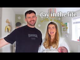 DAY IN THE LIFE WITH A NEWBORN | how we make time for ourselves | ad