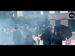 SHOWDOWN IN SEATTLE: Cops deploy tear gas against Antifa rioters