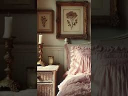 Spring Summer Bedroom  Cottagecore Style #shorts  #home #homedecor