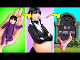 Heaven😇 vs Hell🔥 - Wednesday Addams! *Funny Moments*