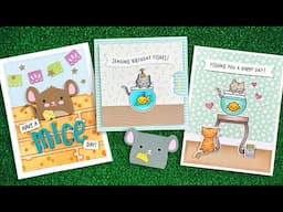 Intro to Keep on Swimming Add-On & Tiny Gift Box Mouse Add-On + 4 projects start to finish