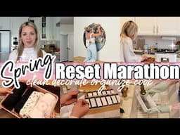 The Ultimate Spring Home Reset l Deep Clean, Decorate & Organize with Me 2 Hour Marathon