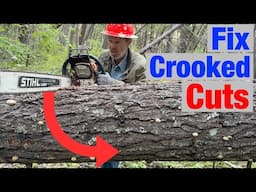 Chainsaw Cutting Crooked? Fix it With This Simple Hack