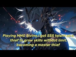 Playing MMO Divine,I got SSS talent as a thief to grow skills without limit,becoming a master thief