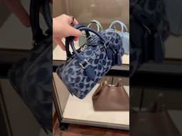 Coach Signature Denim Bowery Satchel #coachbag #shorts
