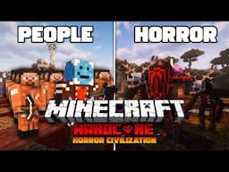 100 Players Simulate a HUGE Minecraft Civilization in a horror apocalypse