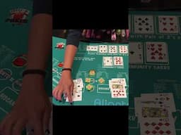 FLOPPING A NATURAL FULL HOUSE FOR A $1600 WIN!!  #blackjack #poker