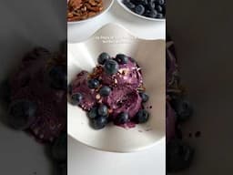 Healthier Blueberry Pie Ice Cream💜 #healthydessert #easyrecipes #icecream