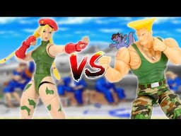 Battle of The Blondes || Jada Toys Ultra Street Fighter II Guile and Cammy Figure Review