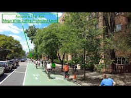 See NYC's Widest Bike Lane (Plus a Protected Intersection!) Astoria's 31st Ave is Massively Cool