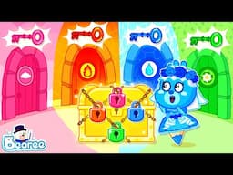The Bride Crayon Opens Four Element Doors to Find Secret Keys | Cartoons for Kids | Bearee Kids Show
