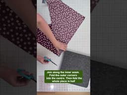 Make over 3 yards of bias binding from a fat quarter!! #sewingshorts #diy