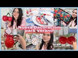 Nueva Decoración para Verano 🍒💙 Tour por Homegoods y Hobby Lobby,