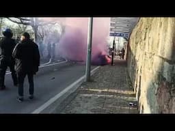 Braga - Fiorentina Scontri con la polizia