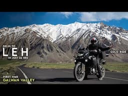 DELHI TO LEH NON STOP IN 26 HRS | EP-01| DELHI-MANALI-LEH | LADAKH GALWAN VALLEY RIDE 2025