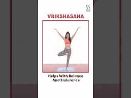 Vrikshasana (Tree Pose) | Improve Your Balance & Focus 🌳 #shilpashetty  #dailyworkout