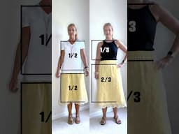 The Rule of Thirds! 🧮 #fashionover40