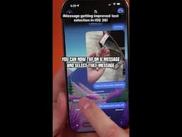 Say goodbye to text-copying struggles! 📱✨ #ios26 #apple #iphone