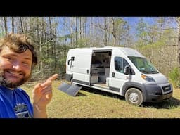 Running Air Conditioning COMPLETELY Off Grid in a Camper Van with the Sunjoy Ice Cove AC System