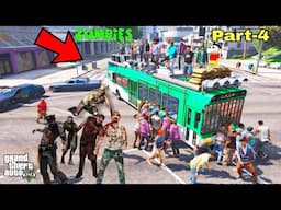 Franklin and Shinchan Help Los Santos People Zombies Virus or Going to Zombie Camp IN GTA V(part-4)