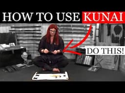 SECRET NINJA KUNAI TECHNIQUES – Ninjutsu Training