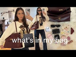 What’s in my everyday bag 👜🤎 daily essentials & most used items ft. Linjer