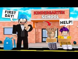 MAY KIDNAPPER SA SCHOOL NAMIN | ROBLOX | Kindergarten School Story