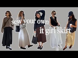 VIRAL It Girl Skirt | Easy DIY Sewing Tutorial!