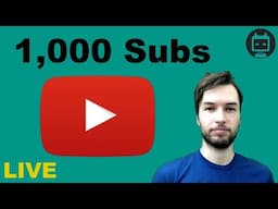 1,000 Subs LIVESTREAM Thank You + Making A Grocery List App