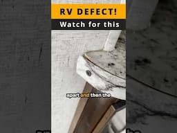 RV Counter Falling Apart