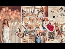 WEDDING SERIES: Bridal Shower Full Vlog! Bridal shower games, opening gifts, BTS & more | Part 7