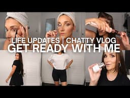 GRWM: Chatty Vlog Skincare, Hair, Makeup + G4 Free Clothing Try-On & OOTD!