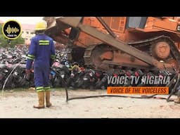 FCT Minister Wike Destroys Thousands of Motorcycles For Violating Abuja Law