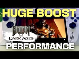 DOOM: The Dark Ages on the Asus Rog Ally: Huge Performance