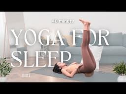 40-Minute Yoga for Sleep | Day 7 of Mindful Week Yoga Challenge