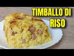 RISO al Forno FILANTE alla SICILIANA buono come un'ARANCINA