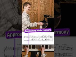 Approaching Modal Harmony #jazz #music #piano #jazzpiano #modal #harmony
