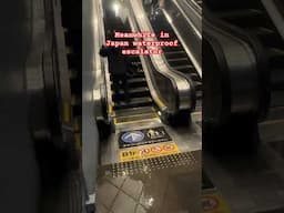 Meanwhile in Japan waterproof escalator #japan  #shortsviral #shorts