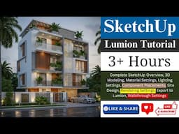 House Design in SketchUp to Lumion 🌟 | Realistic Rendering for Beginners