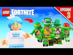 We Became The Teenage Mutant Ninja Turtles In Lego Fortnite To Defeat A Secret Ice Monster!
