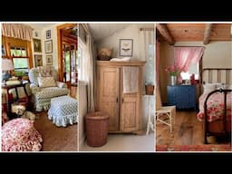 Vintage Farmhouse style Home Decorating Inspiration.Vintage inspired decor. #vintagestyle #homedecor