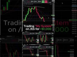 +$1,000 trading ES #trading #DayTrading #StockMarket #ForexTrading  #CryptoTrading #OptionsTrading