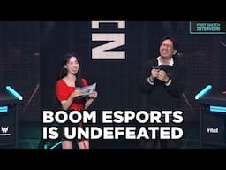 POST MATCH INTERVIEW WITH BME SHIRO AFTER BOOM ESPORTS DEFEATING DFM
