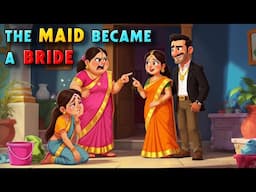 The Maid Became A Bride | A heart Touching Story | English Story | Learn English | English Cartoon