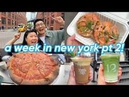 a week in new york city pt 2! 😋 (bagels🥯, pizza🍕, chinatown🥟, shopping + more 🍎)
