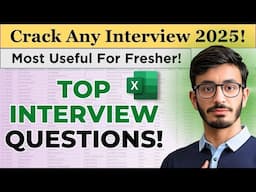 EXPERT Reveals Top Excel Tips to Crack Any Interview | #part2