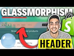 How To Make Header Glassmorphism Effect On Scroll In Shopify