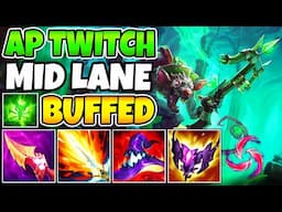 So AP TWITCH GOT BUFFED and his Damage is NOT BALANCED... (New Full AP Twitch Build)