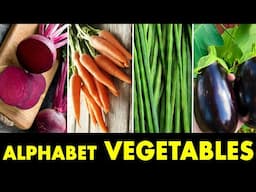 Vegetables names in English | Alphabet vegetables names | Vegetables pictures | Name of vegetables